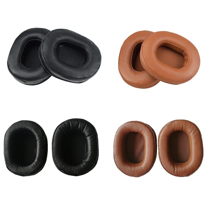 Sheepskin Earmuffs For Audio Technica Ath M50 M40 M50x Msr7 Black