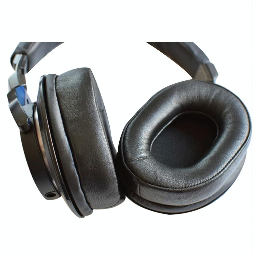 Thick Sheepskin Headset Earmuffs For Audio Technica Ath M50x M30x M40x M20x Brown