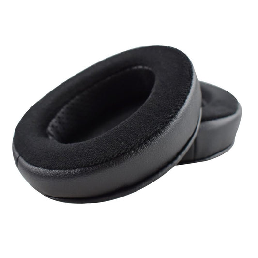 Black Velvet & Pu Headset Earmuffs For Audio Technica Ath M50x / M30x M40x M20x
