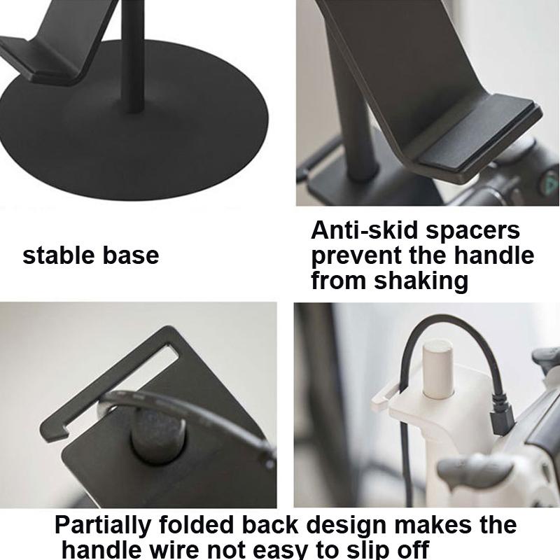 Three Tier Desktop Gamepad And Headphone Storage Rack In Black Finish