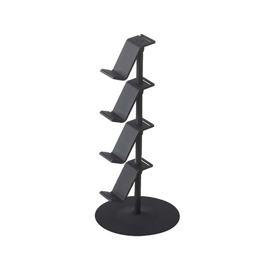 Desktop Gamepad And Headphone Storage Rack 4 Floors Black