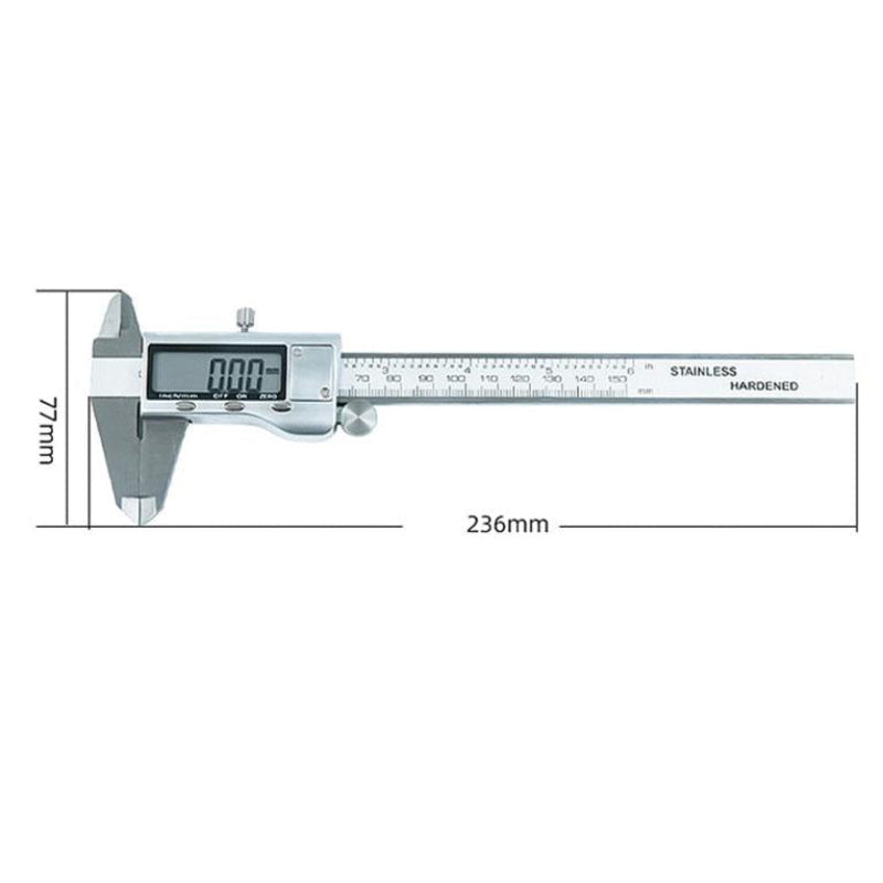 Digital Stainless Steel Vernier Caliper Lcd Display
