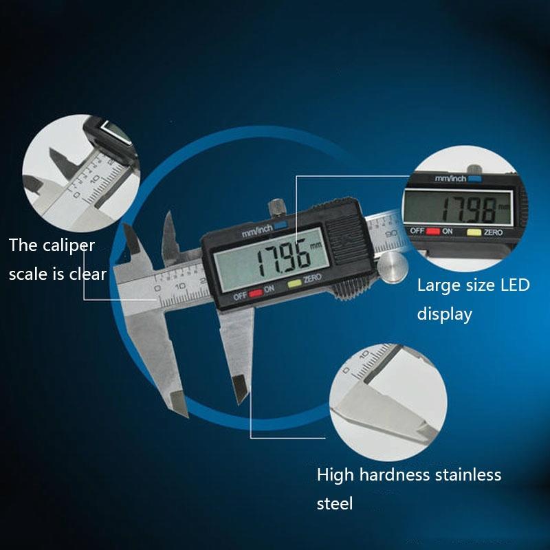 Stainless Steel Digital Vernier Caliper 0 300Mm