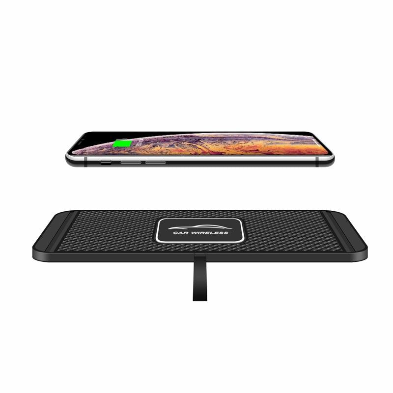 15W Qi Car Wireless Charging Pad With 30Cm Short Cable