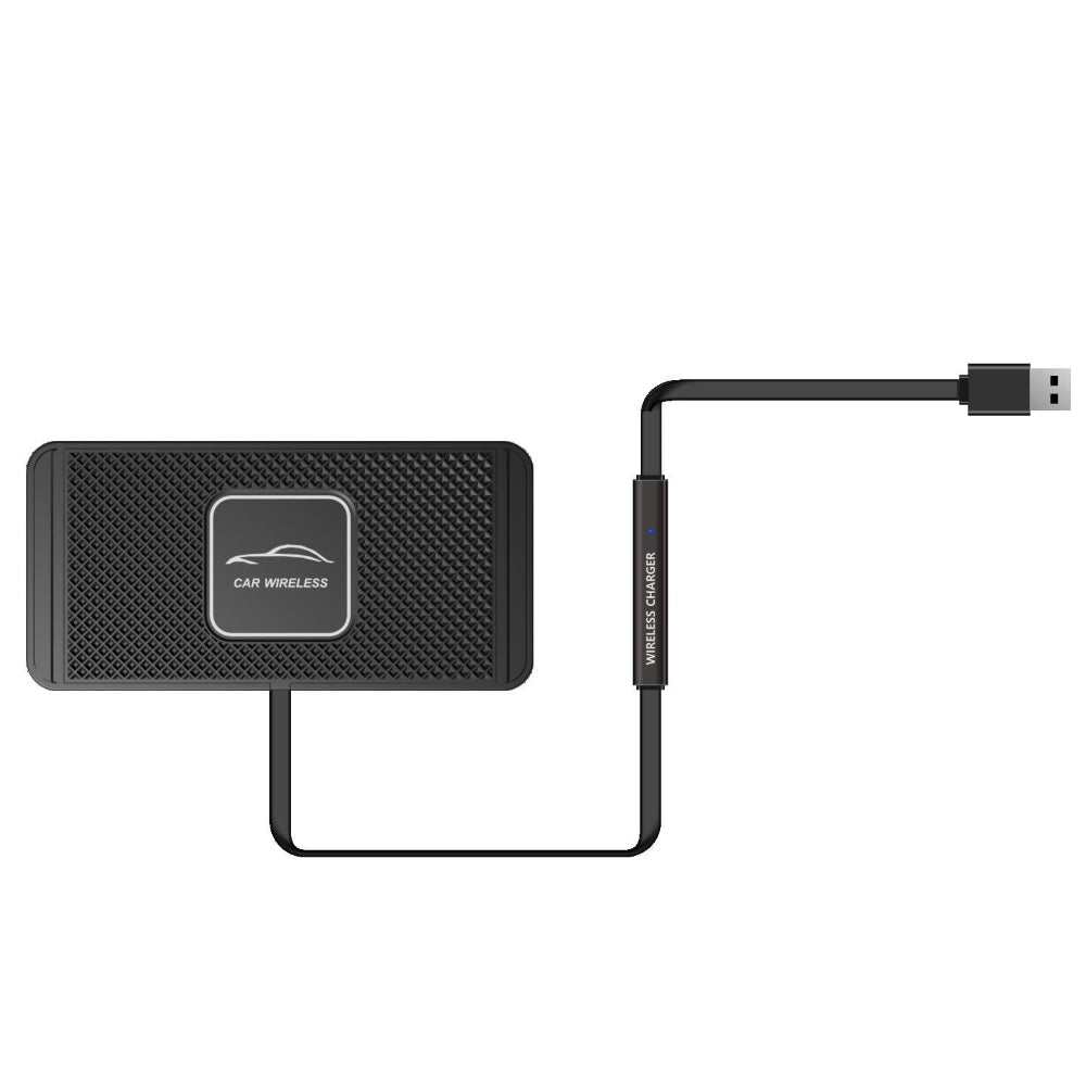 15W Qi Car Wireless Charging Pad With 30Cm Short Cable