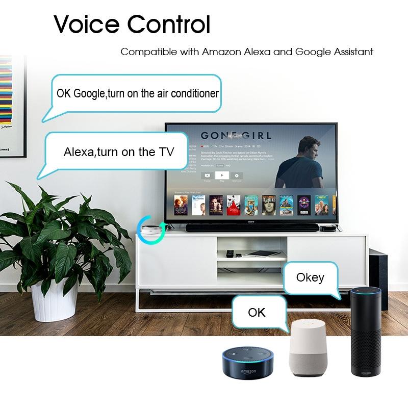 Smart Infrared Voice Remote For Mobile Wifi Control And Appliance Management
