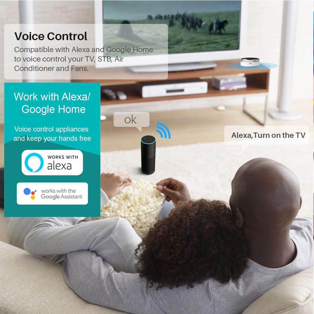 Smart Infrared Voice Remote For Mobile Wifi Control And Appliance Management