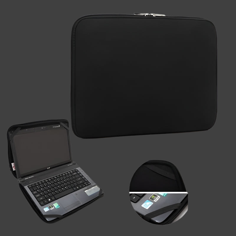 Four Corners Laptop Sleeve With Elastic Band Made From Durable Diving Material
