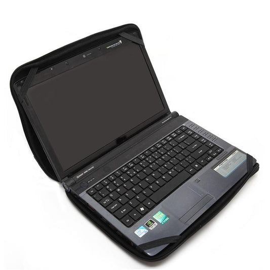 Four Corners Laptop Sleeve With Elastic Band Made From Durable Diving Material