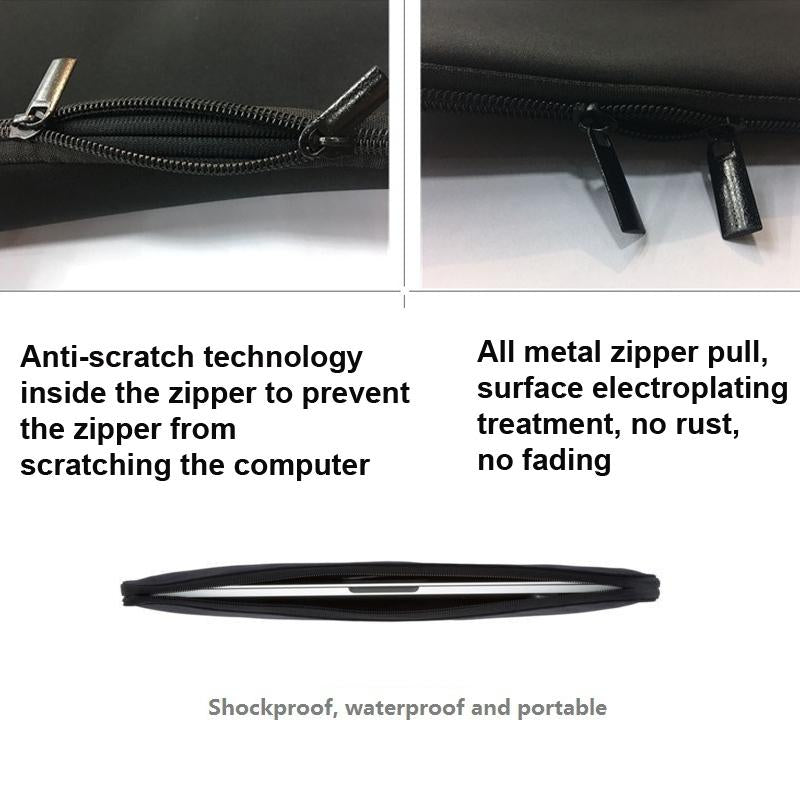 Thirteen Inch Laptop Sleeve With Diving Material And No Elastic Band