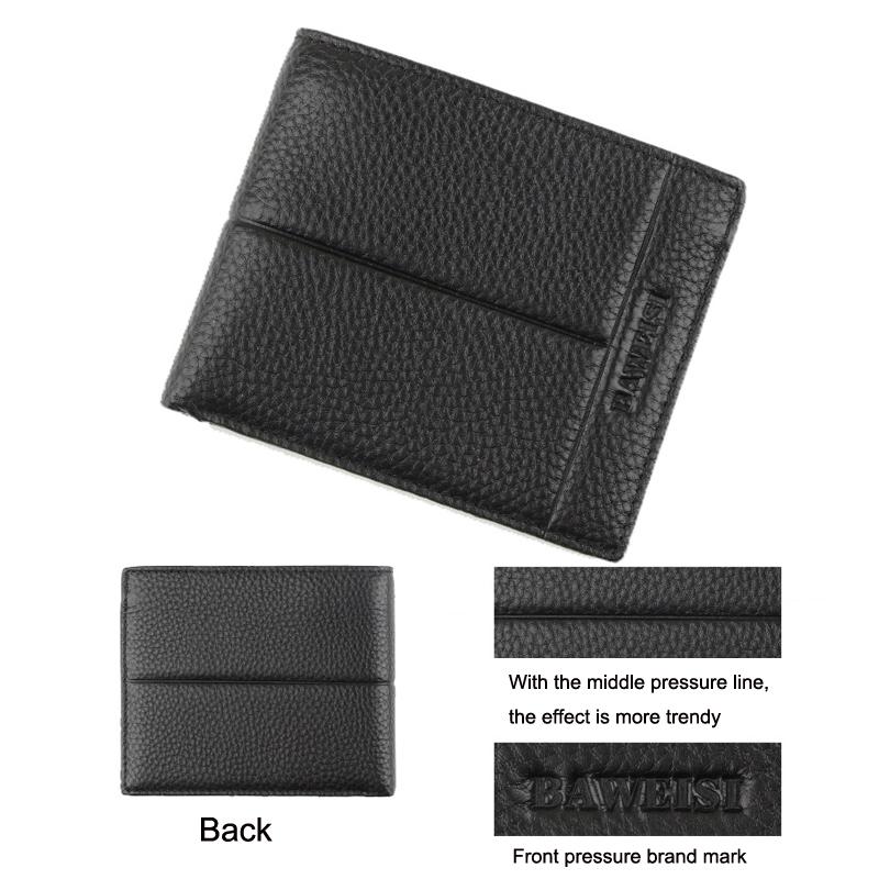 Rfid Blocking Men Wallet With Card Holder By Baweisi Black