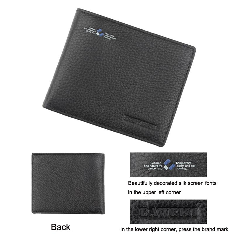 Rfid Blocking Slim Mens Leather Wallet With Card Holder Design