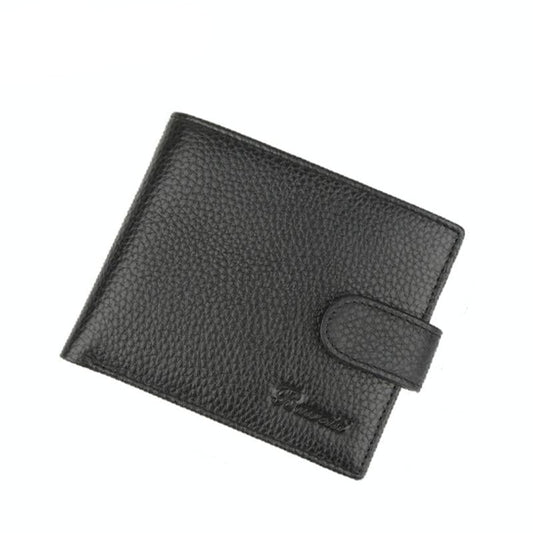 Rfid Protected Short Wallet For Men Compact Design With Card Slots
