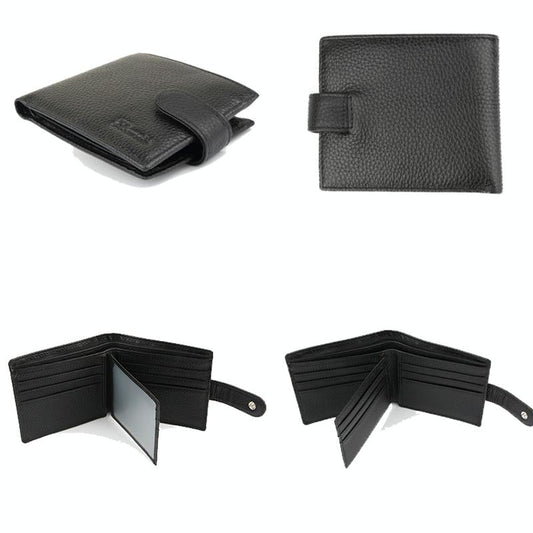 Anti Magnetic Rfid Blocking Short Men's Wallet With Multiple Card Slots