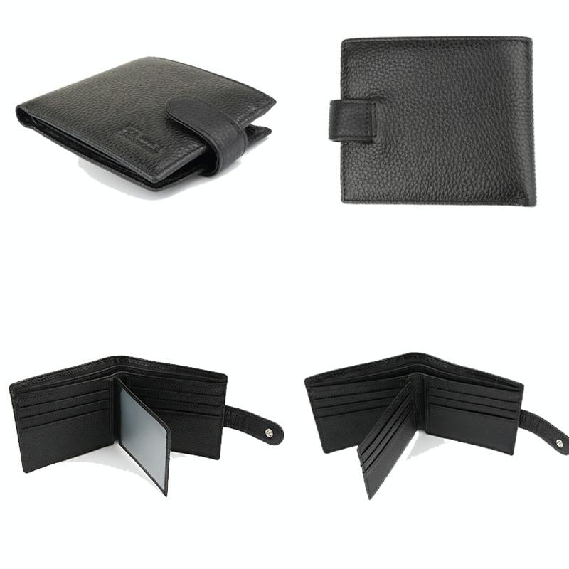 Anti Magnetic Rfid Blocking Short Men's Wallet With Multiple Card Slots
