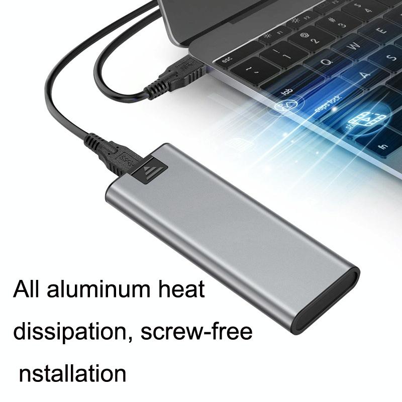 Aluminium M.2 Nvme Usb C Drive Enclosure For Solid State Storage Devices