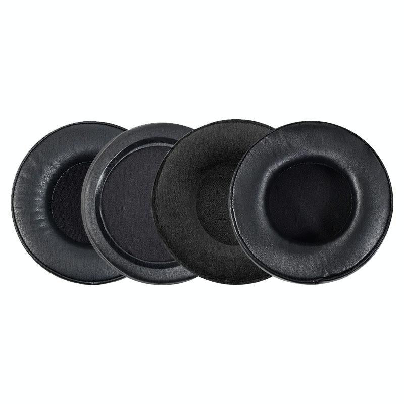 2 Pack Flannel Earmuffs For Audio Headsets Black Soft And Comfortable Replacement