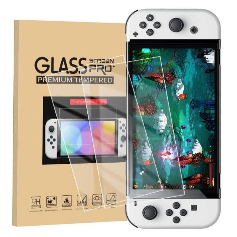 Oled Switch Bundle With Case Film Bag And Caps For Nintendo Console