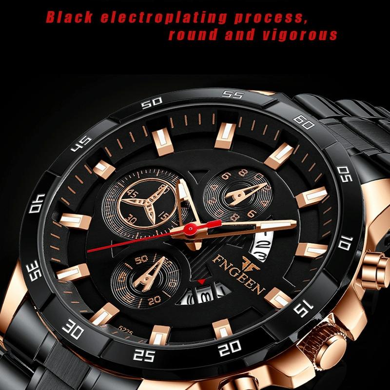 Waterproof Quartz Wristwatch With Brown Leather Strap And Rose Shell Design