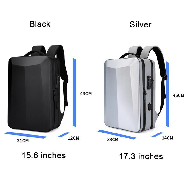 Durable Hard Shell Gaming Backpack For 15.6 Inch Devices Black