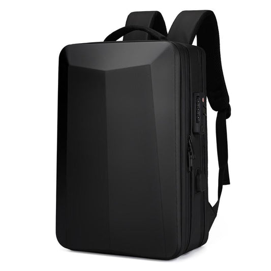 17.3" Gaming Backpack Durable Abs Hard Shell Black