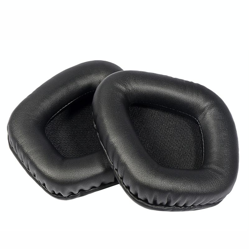 Black Protein Leather Earpads For Corsair Void Elite Set Of 2