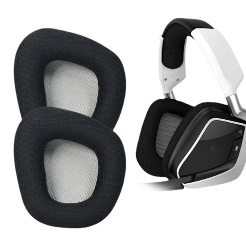 Pair Of Gray Earpads For Corsair Void Pro Elite Enhanced Comfort And Fit