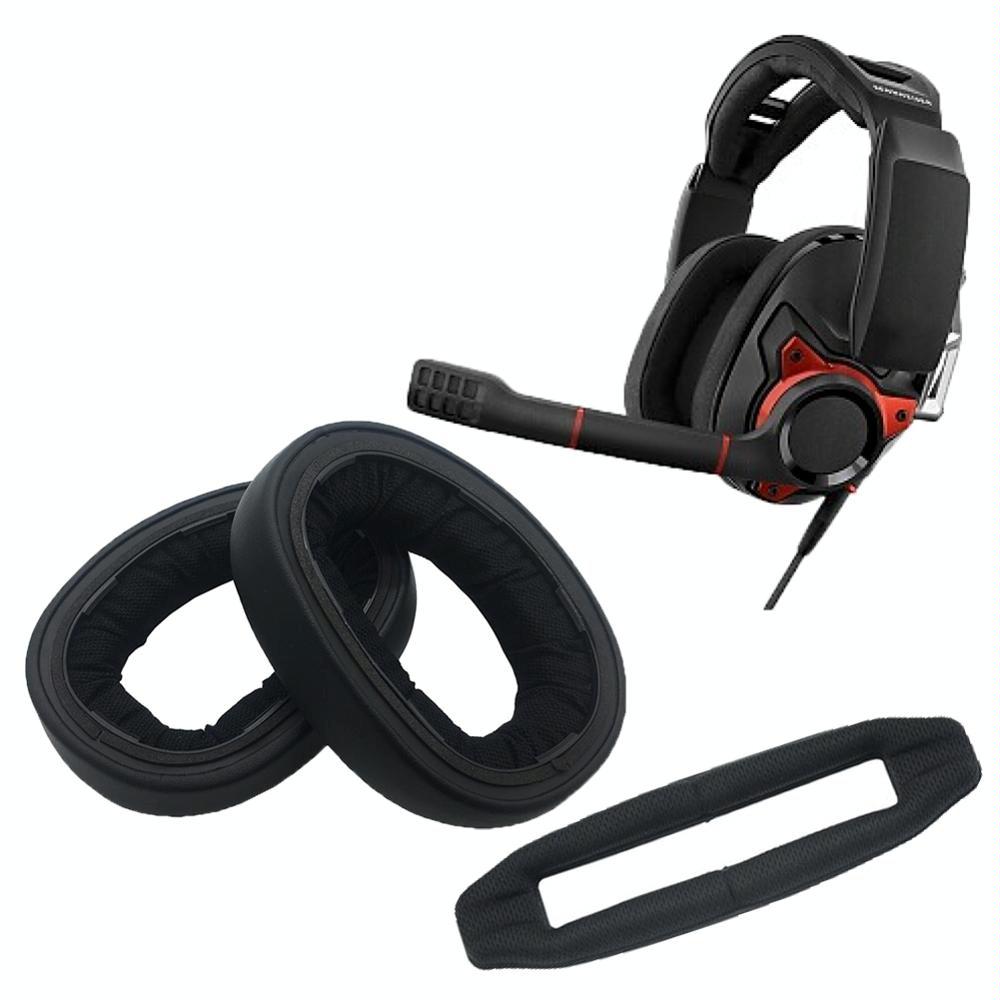 2 Pack Mesh Earmuff Head Beam For Sennheiser Gsp Series Headsets