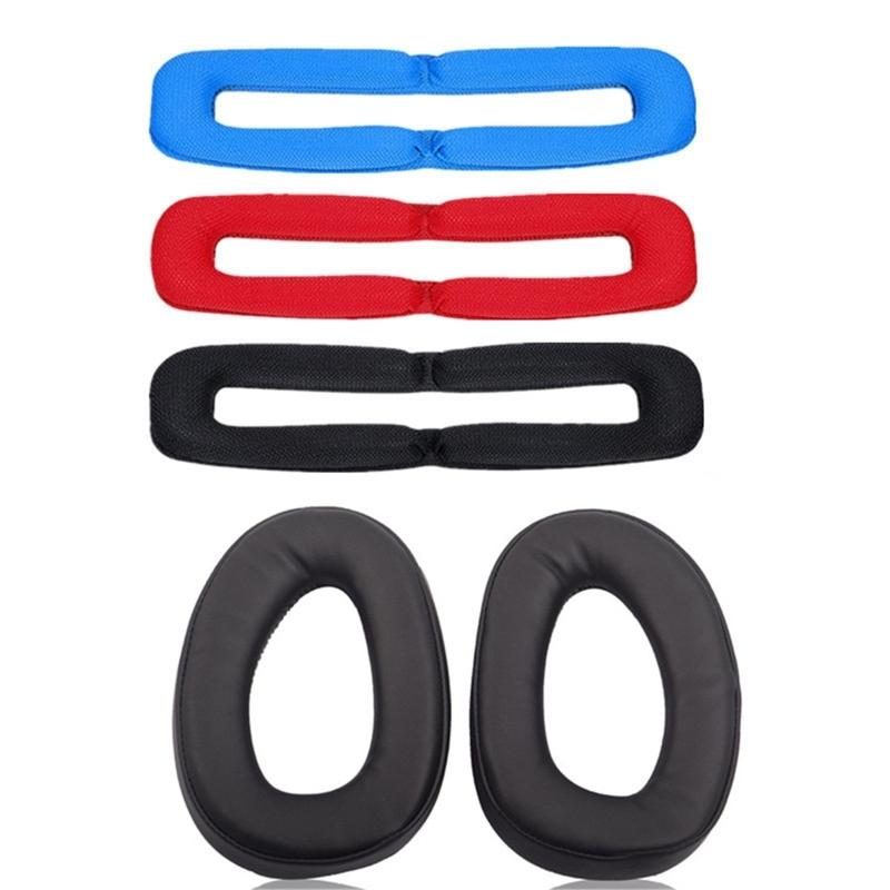 2 Pcs Headphone Sleeve Cover For Sennheiser Gsp300 Gsp370 Gsp350 Black