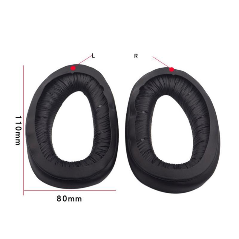 2 Pcs Headphone Sleeve Cover For Sennheiser Gsp300 Gsp370 Gsp350 Black
