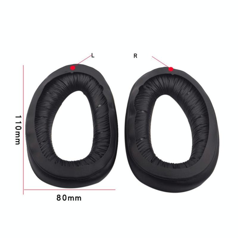 2 Pack Headphone Covers For Sennheiser Gsp Series Black