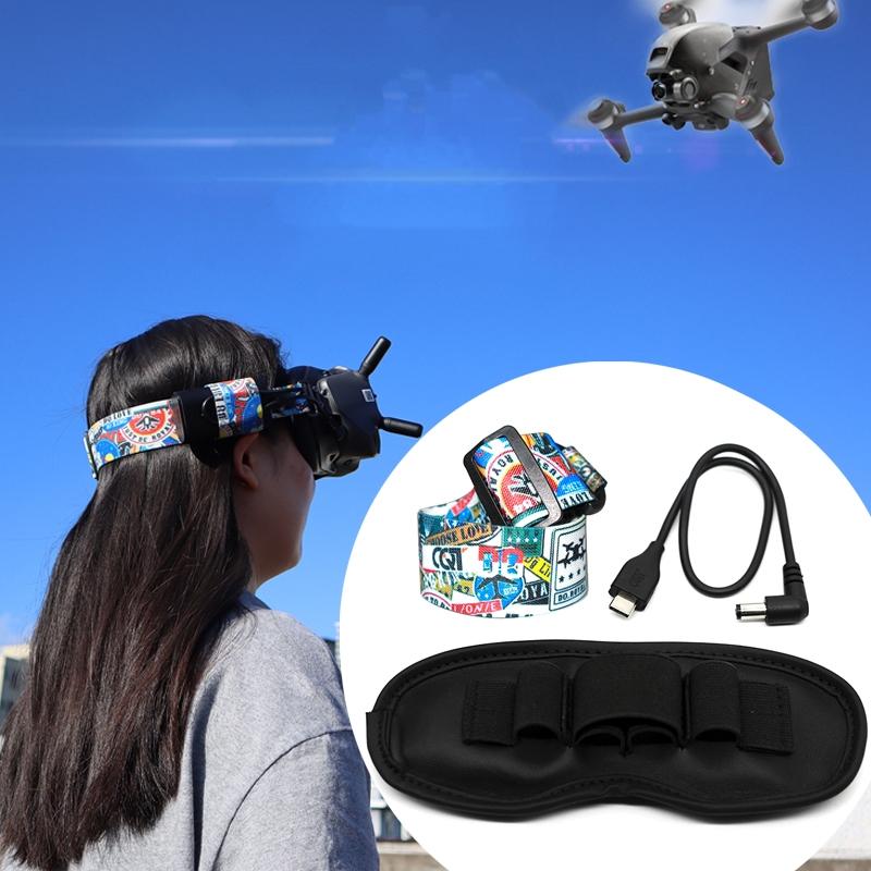 Fixed Strap For Dji Fpv Goggles V2 Graffiti Headband