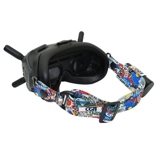 Fixed Strap For Dji Fpv Goggles V2 Graffiti Headband