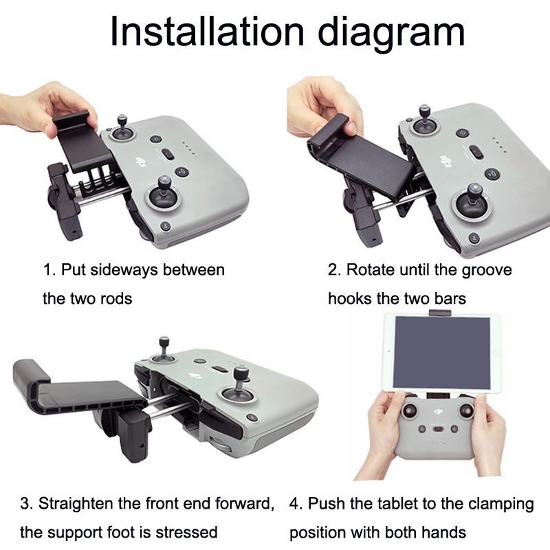 Tablet Extension Bracket For Dji Mavic Drones Compatible With Multiple Models