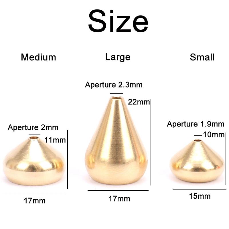 Set Of 10 Small Drop Shaped Incense Burner Brackets