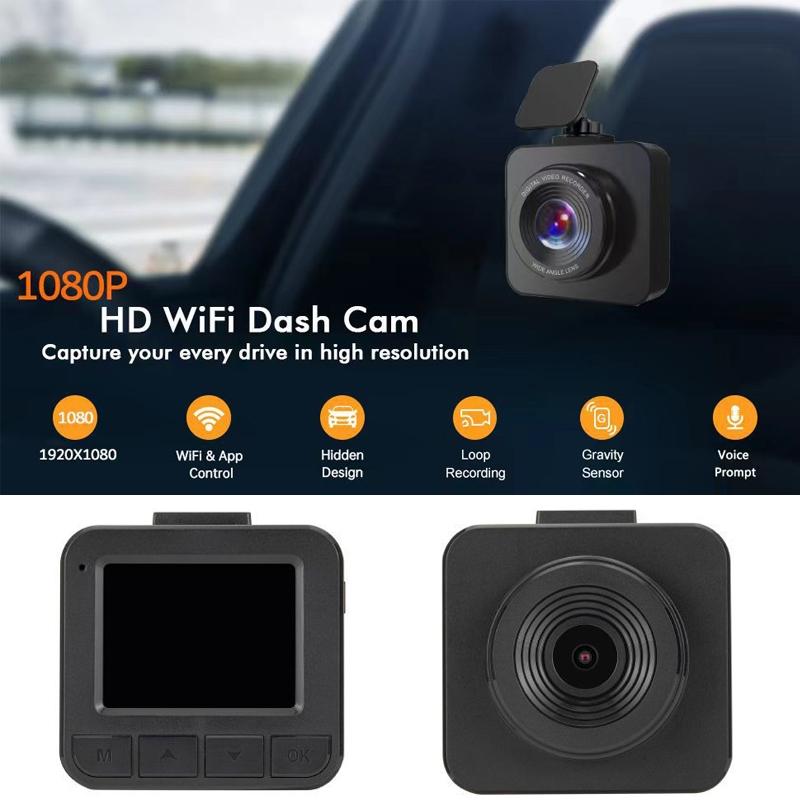 1080P Wifi Car Recorder With Hidden Hd Voice Prompt For Vehicle Electronics