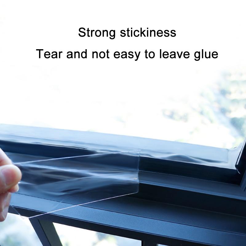 3-Piece Plastic Steel Frame Gap Windshield Tape Set 3Cm X 3M Each