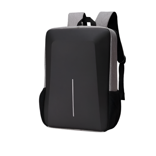 Anti Theft Hard Shell Backpack For Men With Alloy Frame Blue