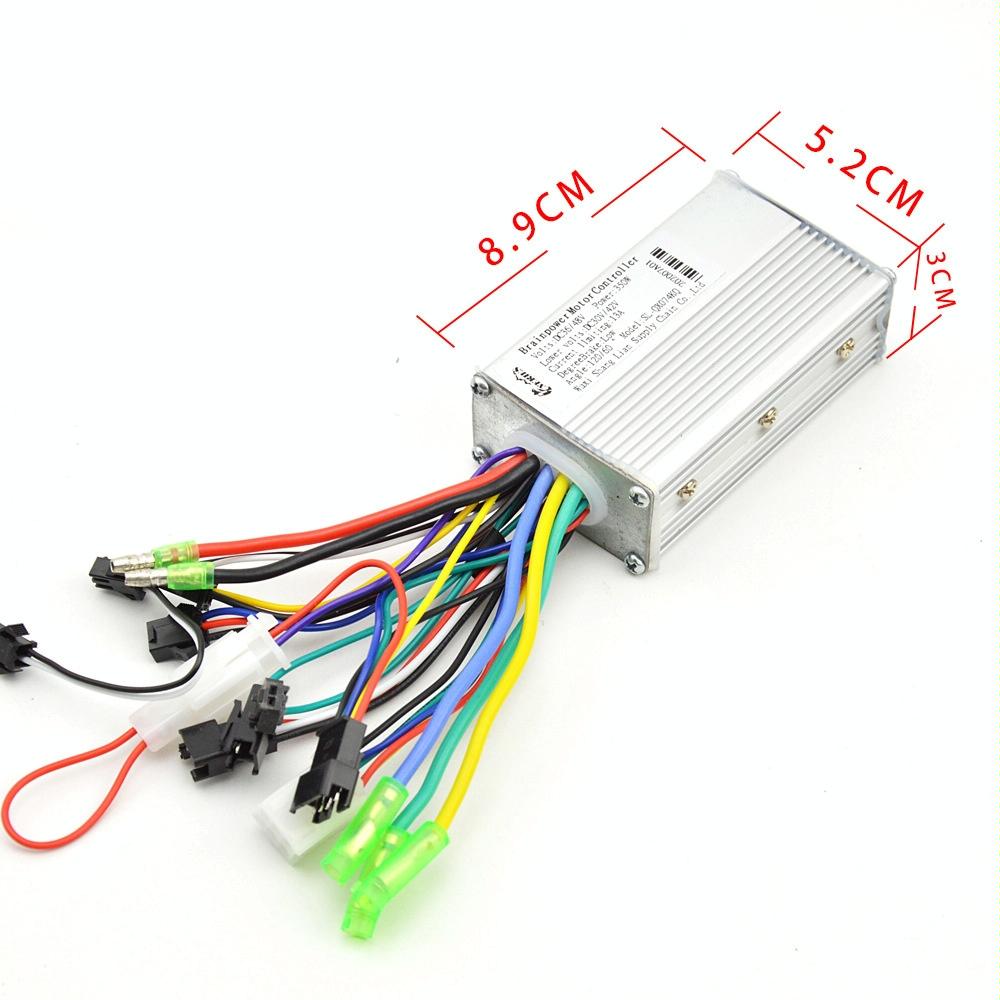 Universal Electric Bike And Scooter Controller With Speedmeter 250W 350W