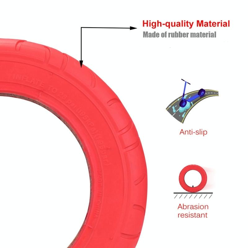 10X2 Inflatable Solid Tire For Xiaomi Mijia M365 Pro Durable And Versatile Replacement