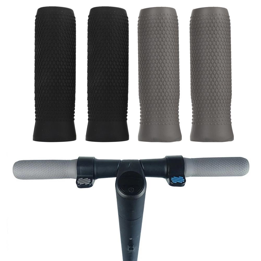 Silicone Handbar Cover For Ninebot Es Scooters Grey Pair