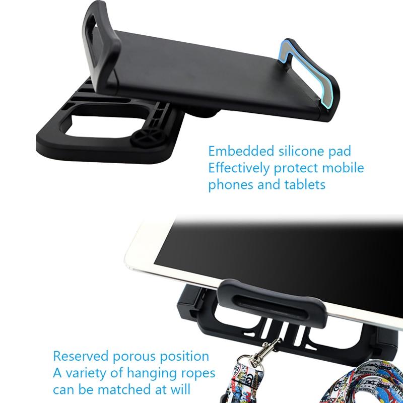 Tablet Holder For Drone Remote Controller With Lanyard And Micro Usb Connection