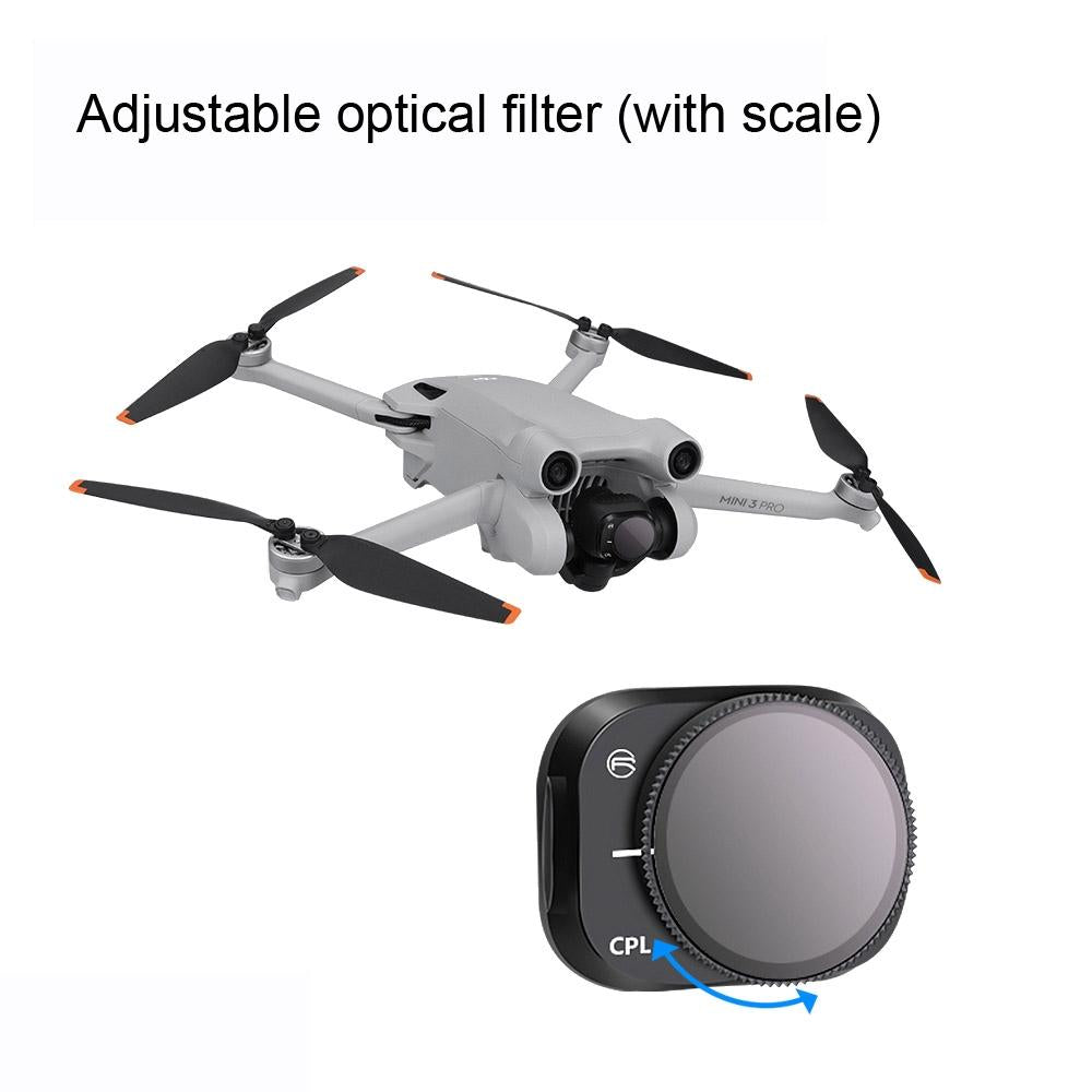 Aluminum Alloy Filter For Dji Mini 3 Pro Cpl Style