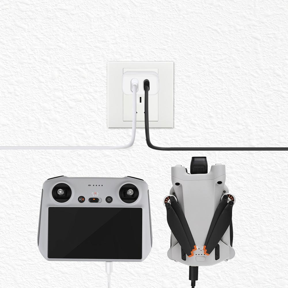 30 Watt Dual Port Charger For Dji Mini 2 And Pro Gallium Nitride
