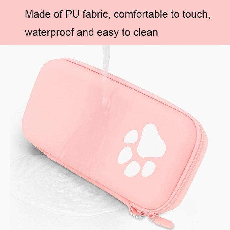 Switch Console Storage Bag With Cat Paw Design For Game Consoles And Accessories