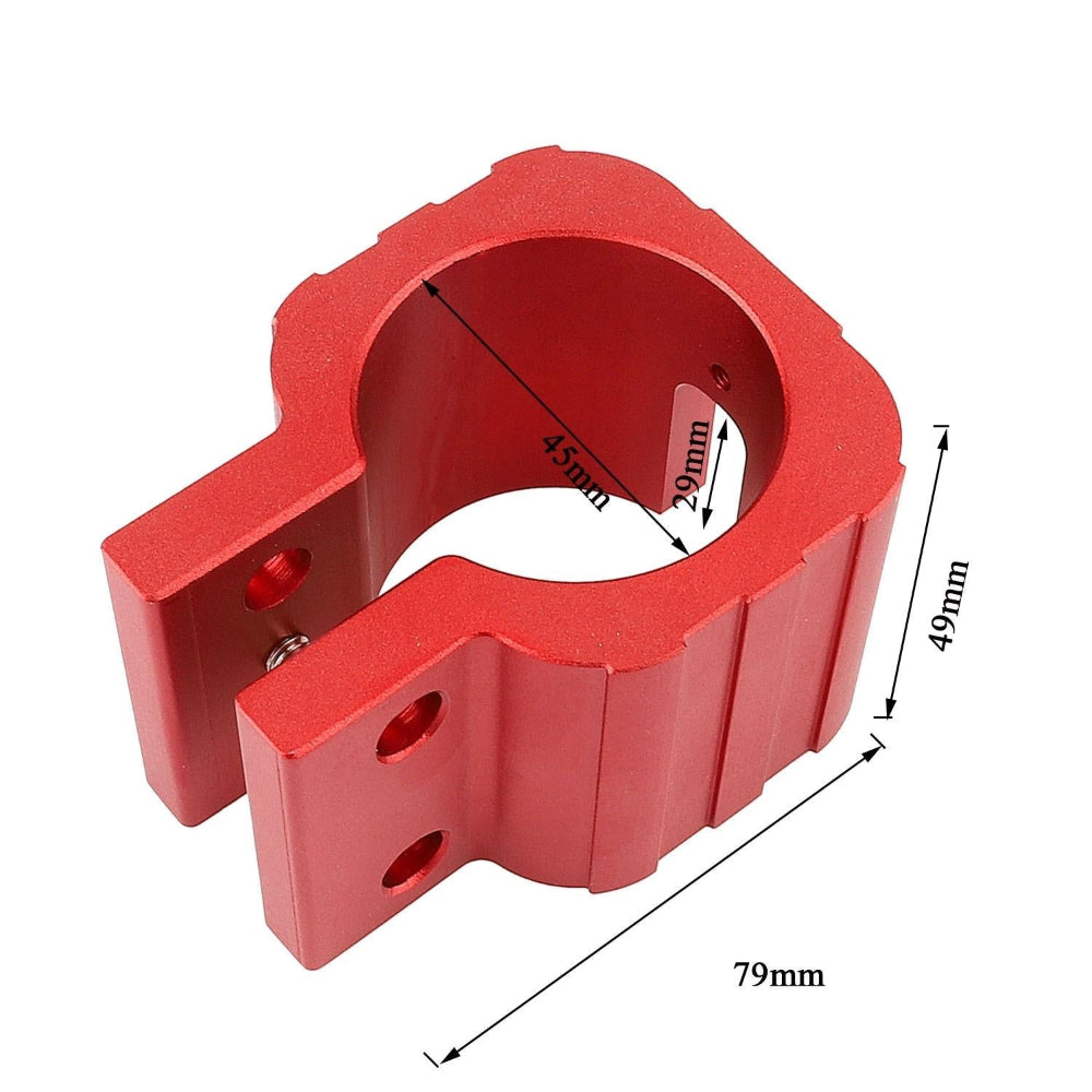 Black Folding Clamp For Electric Scooter Zero 8X 10X 11X Dualtron Dt3 Thunder