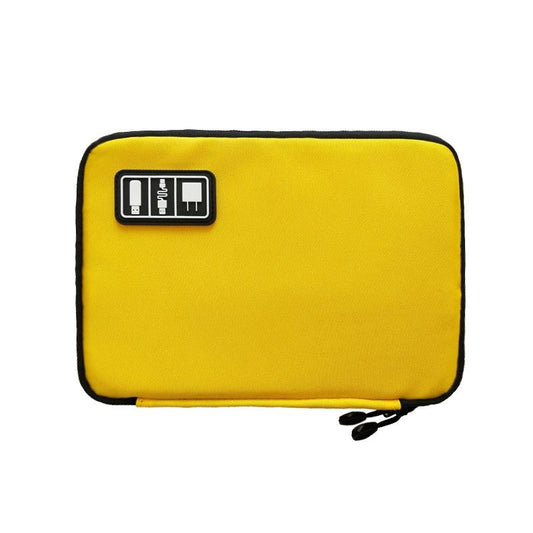 Multifunctional U Disk Storage Bag For Mobile Phone Accessories Yellow