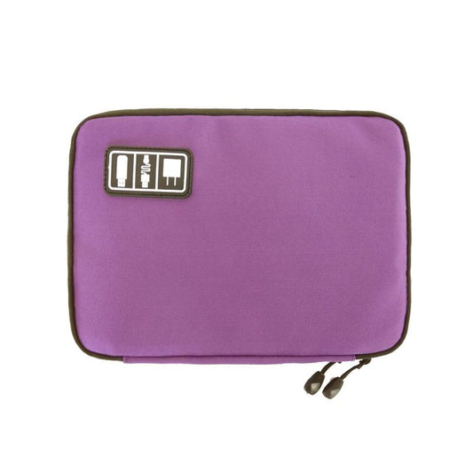 Multifunctional U Disk Storage Bag For Mobile Phone Accessories Purple