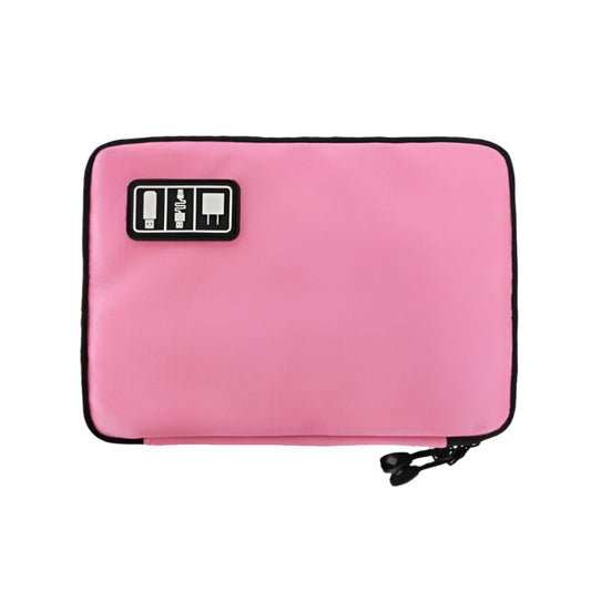 Multifunctional U Disk Storage Bag For Mobile Phone Accessories Pink