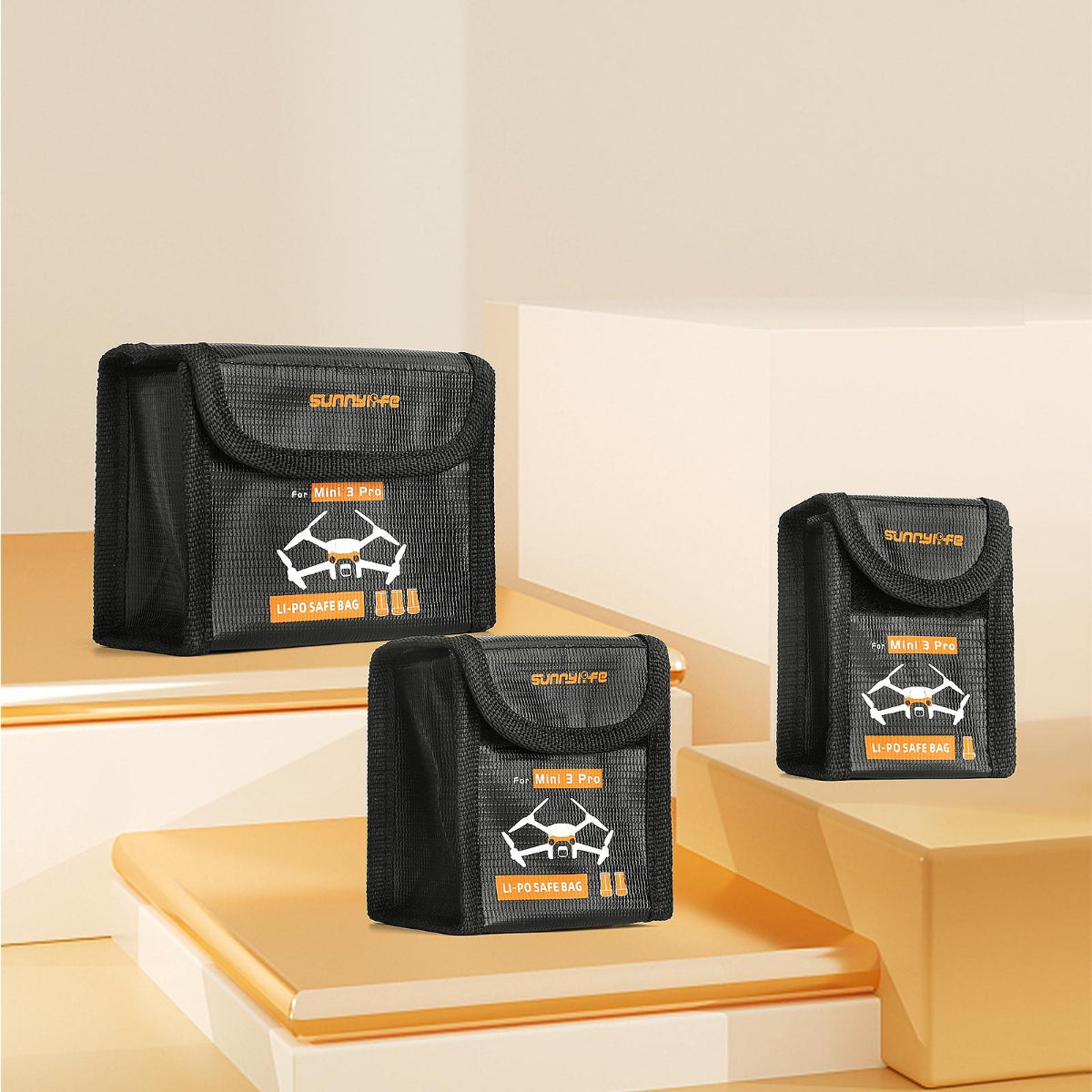Explosion Proof Battery Bag For Dji Mini 3 Holds Two Batteries